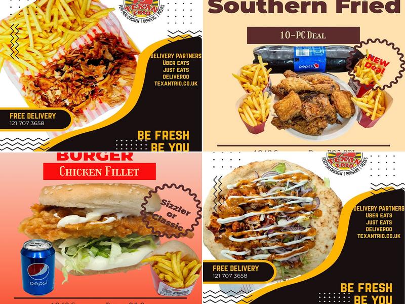 Texan Trio (Coventry road) Menu