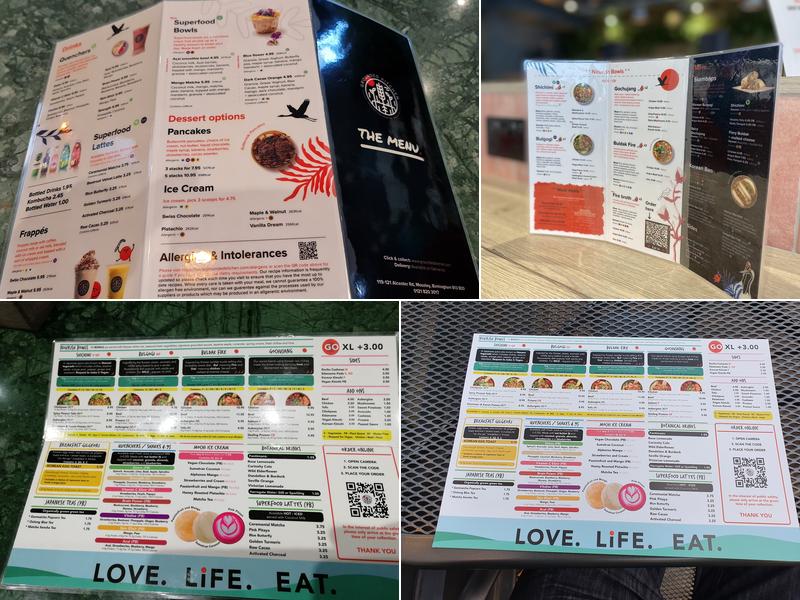 Grounded Kitchen Menu