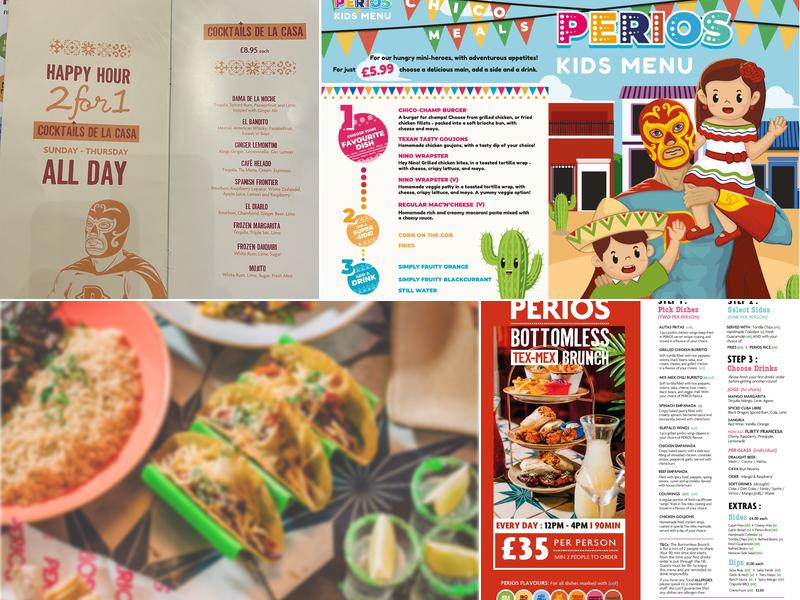 Perios Brindleyplace Menu