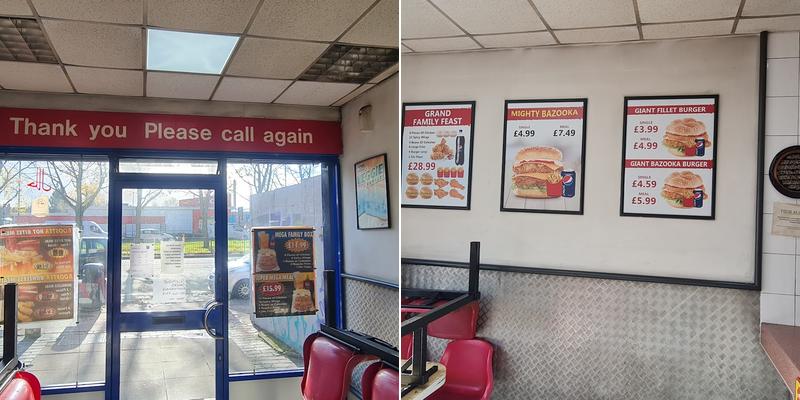 This is Rooster King Menu