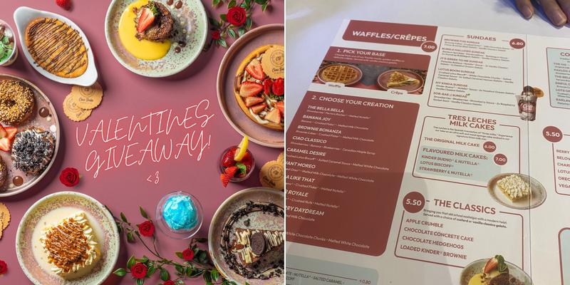 Ciao Bella Desserts Menu