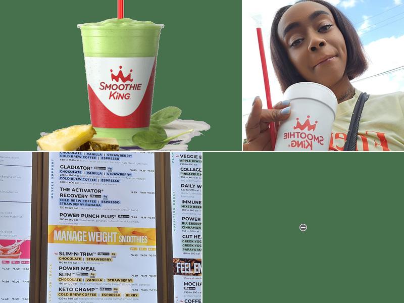 Smoothie King Menu