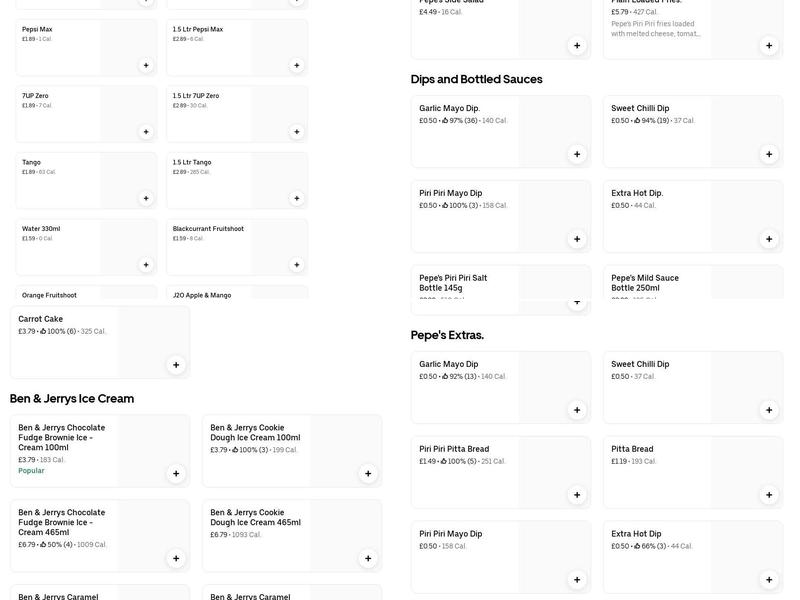 CHICKEN VERY NICE Menu