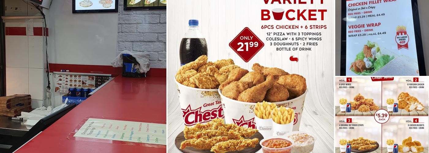 Chesters Chicken Blackburn Menu