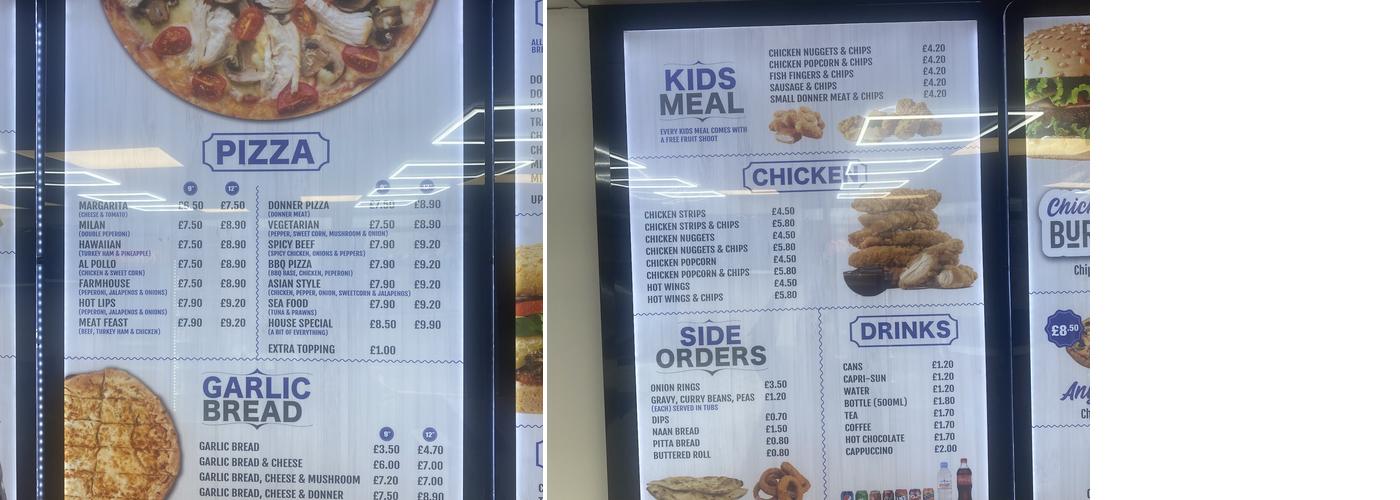 Khan’z Chippy Menu