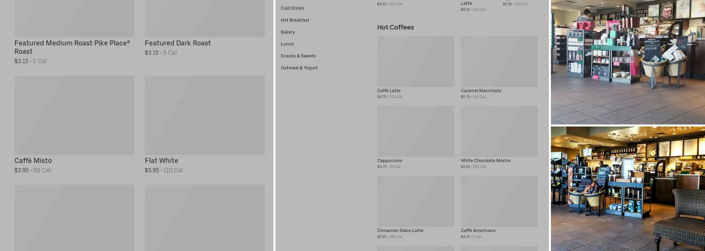 Starbucks Menu