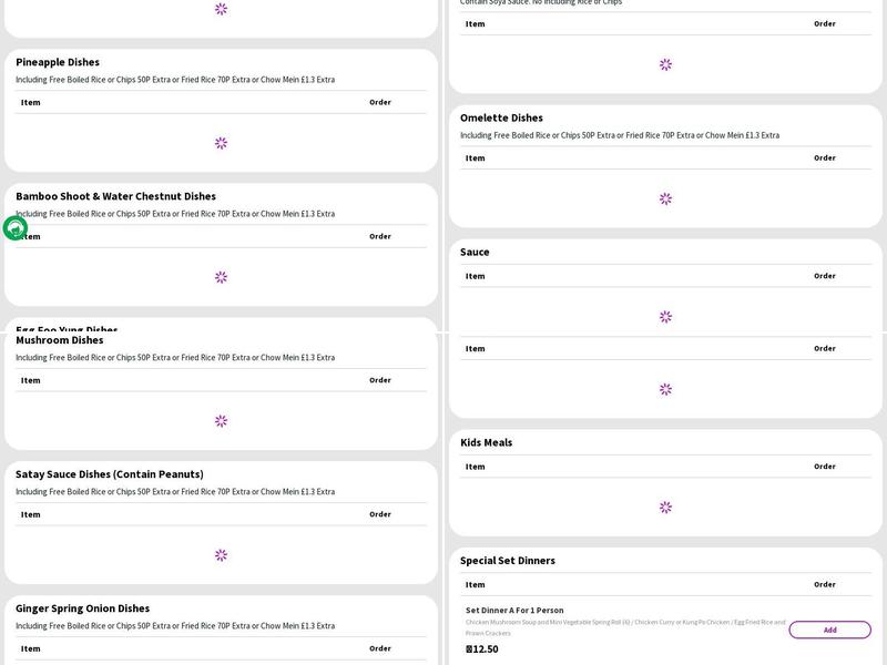 Broadway Chop Suey (Delivery Service Covered 3Miles) Menu