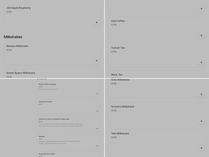 Basil Lounge (Shisha lounge,Kebab,Restaurant) Menu