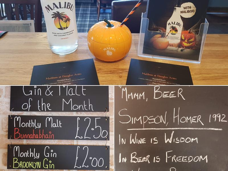 Douglas Arms Pub Menu