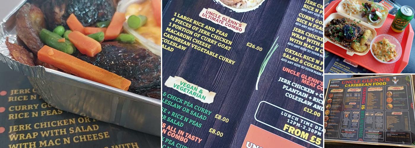 Uncle Glenns Caribbean Menu