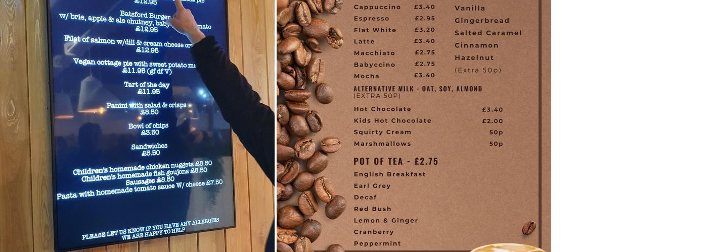 Garden Terrace Cafe Limited Menu