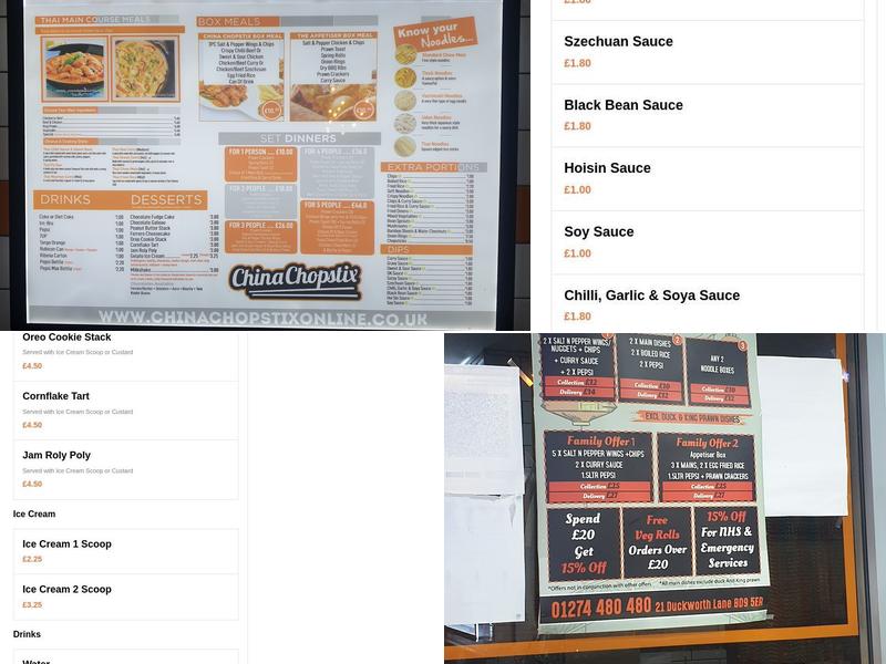 China Chopstix by Rawal Menu