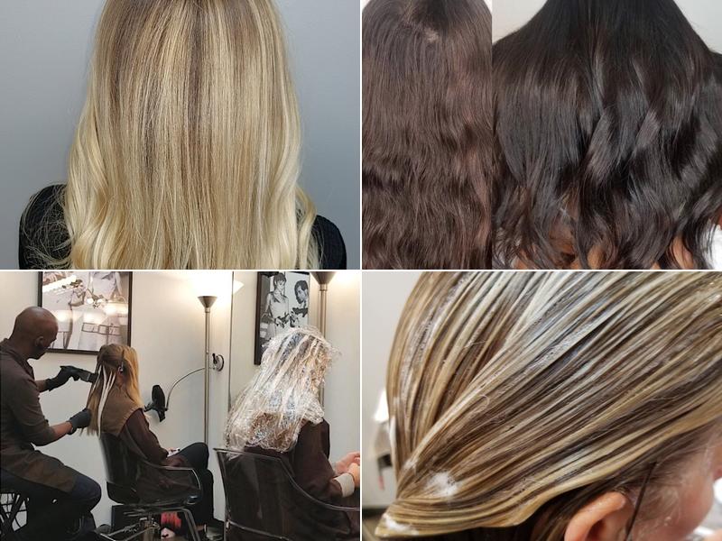 BRUNETTES AND BLONDES