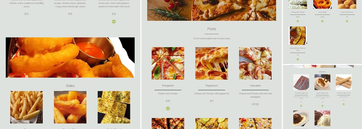 The Prince Albert Menu