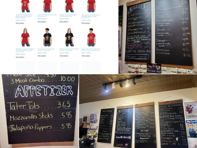 TinyBrickOven Menu