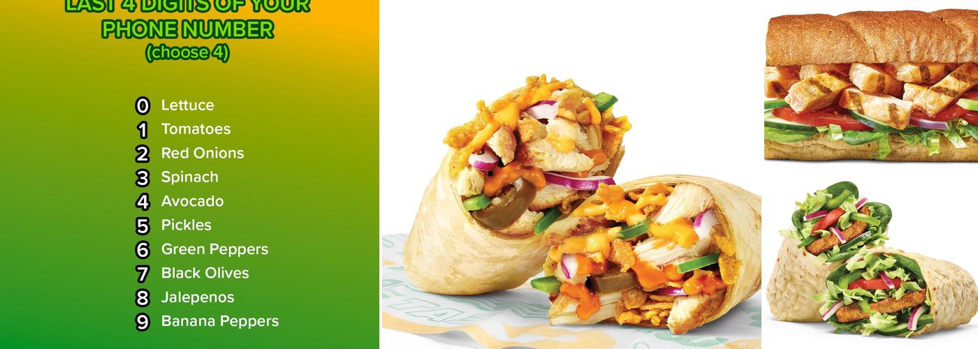 Subway Menu