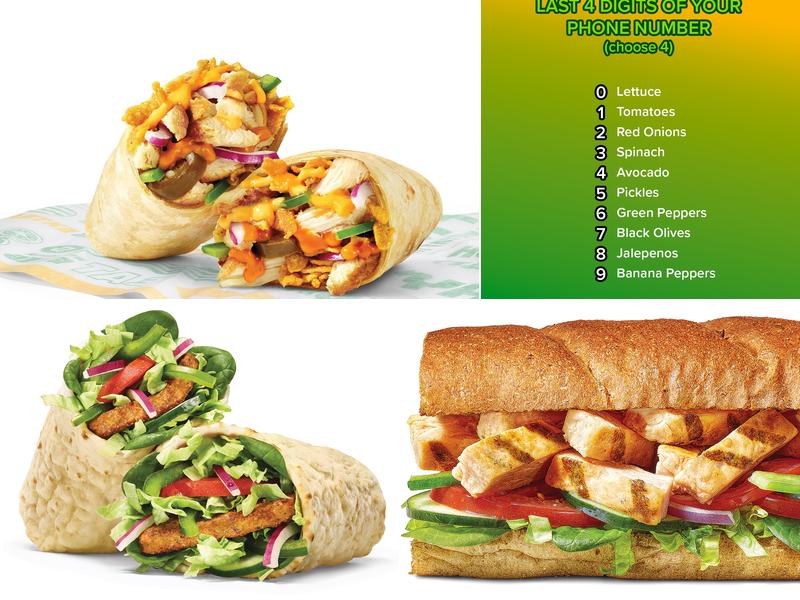 Subway Menu