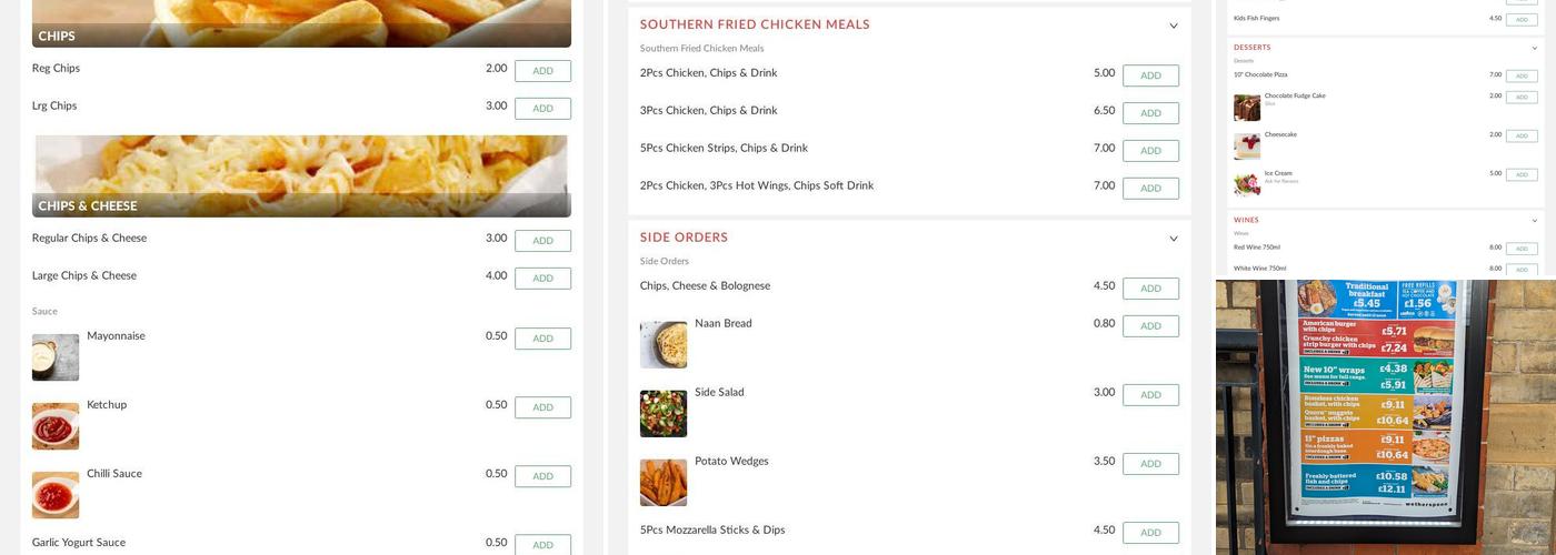 BIG Bites Bridlington Menu