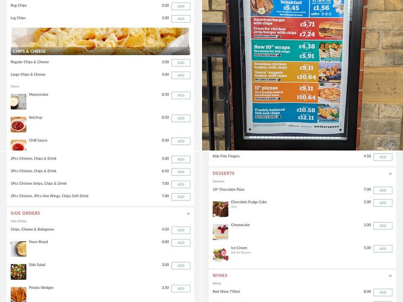 BIG Bites Bridlington Menu