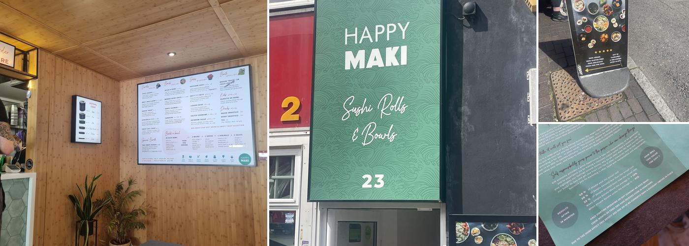 Happy Maki - Sushi Burritos & Bowls Menu
