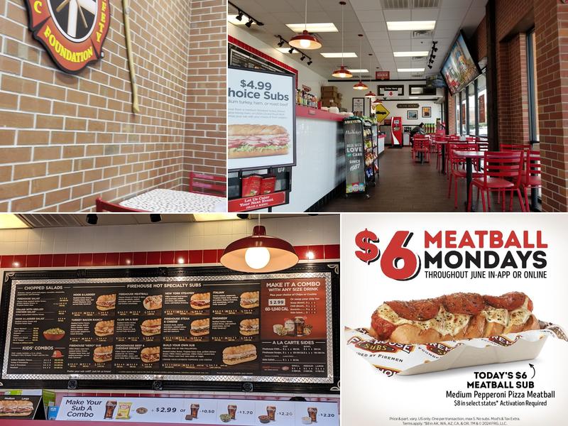 Firehouse Subs Owasso Menu