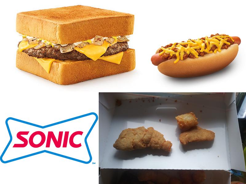 Sonic Drive-In Menu