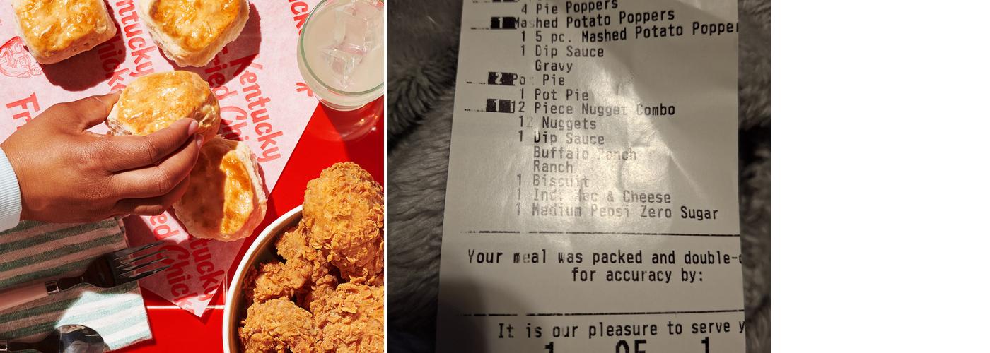 KFC Menu