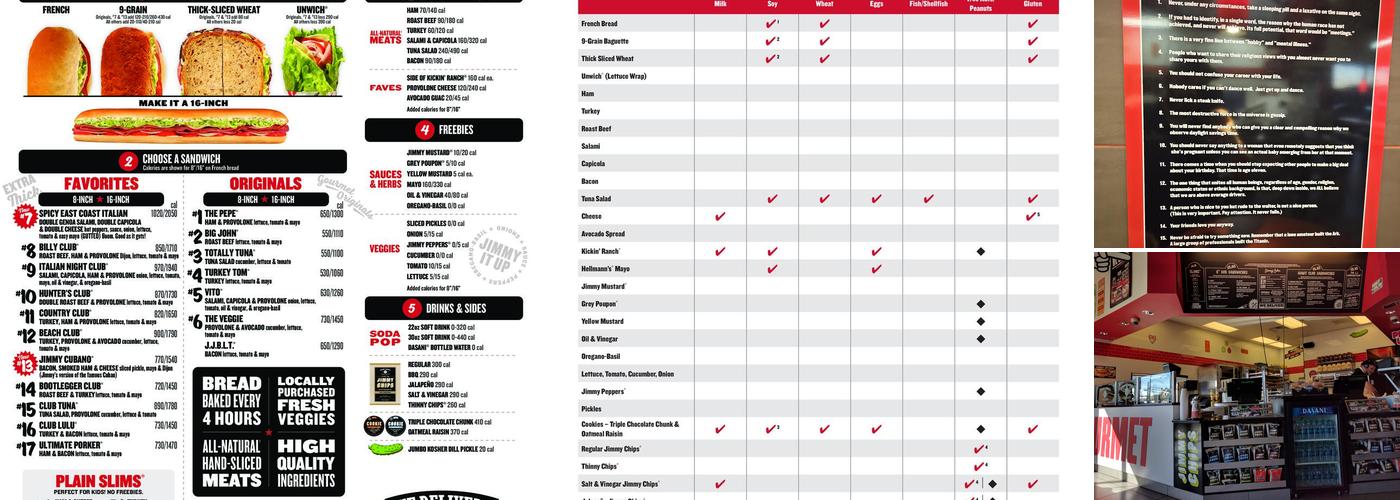 Jimmy John's Menu