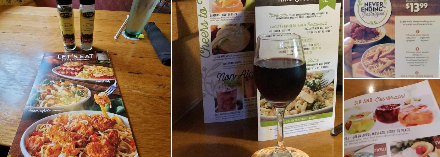 Olive Garden Italian Restaurant Menu