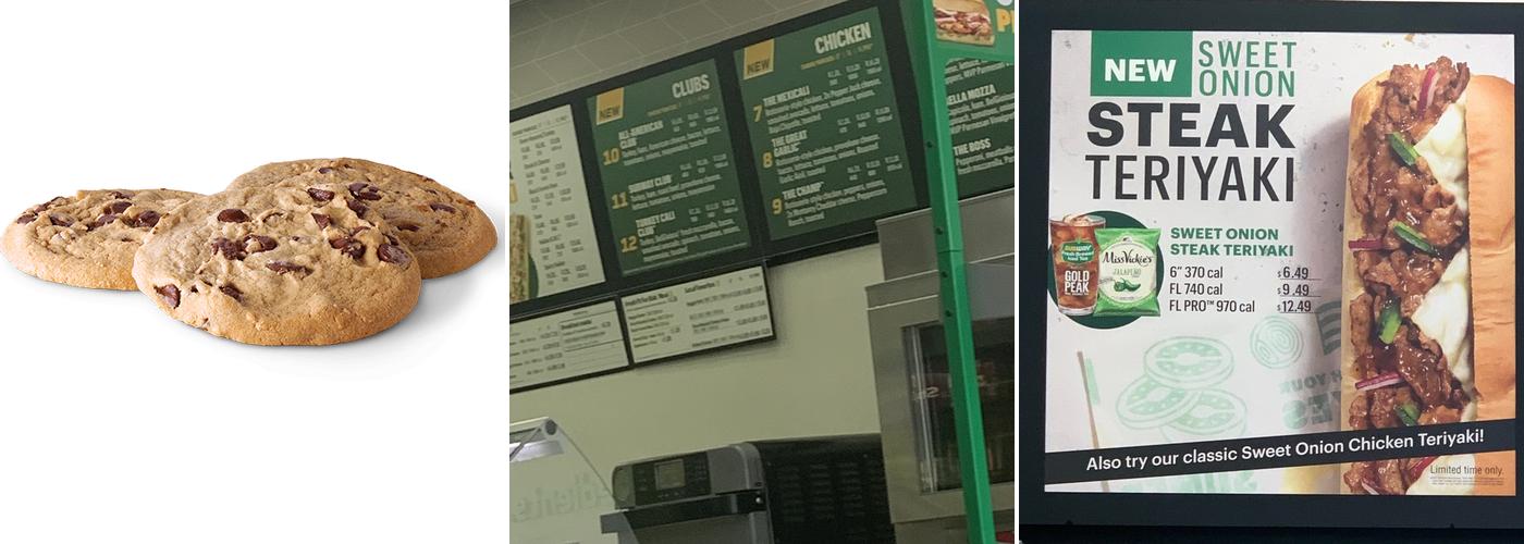 Subway Menu