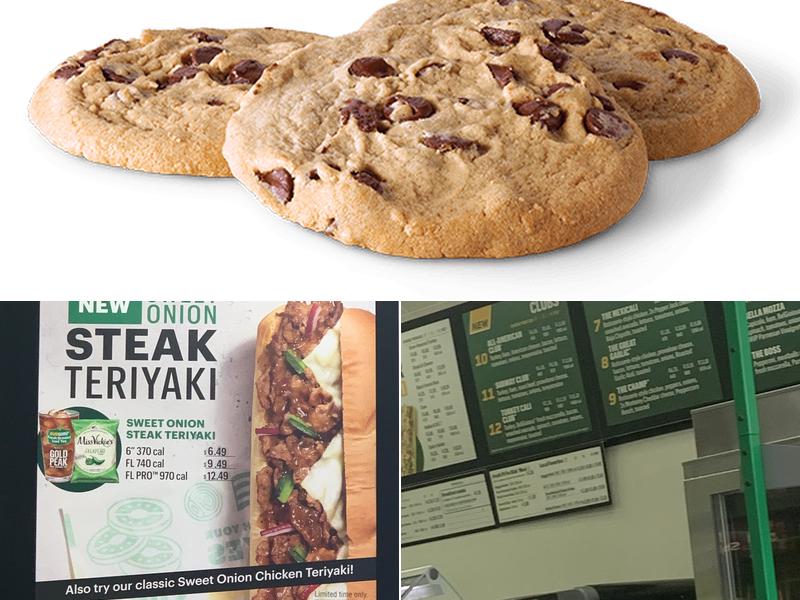 Subway Menu