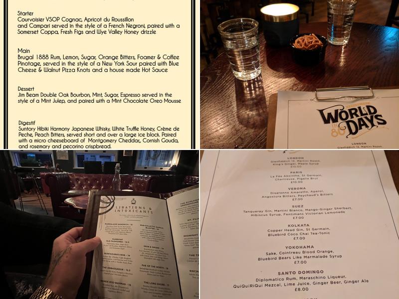 The Clockwork Rose Menu