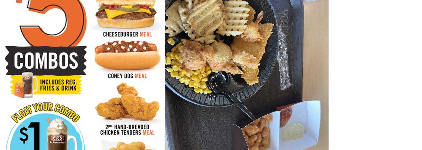 A&W Restaurant Menu