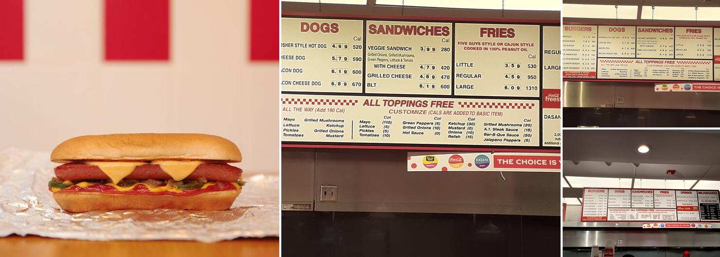 Five Guys Menu