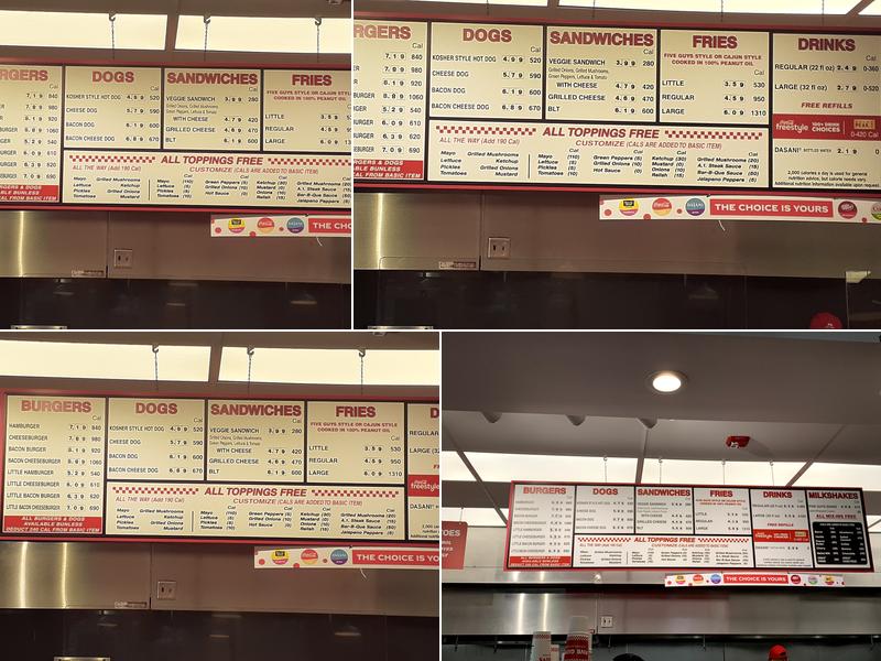 Five Guys Menu