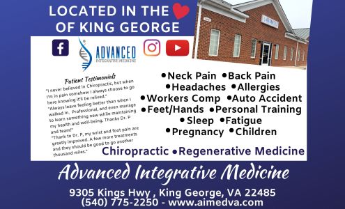 Advanced Integrative Medicine 9305 Kings Hwy, King George Virginia 22485