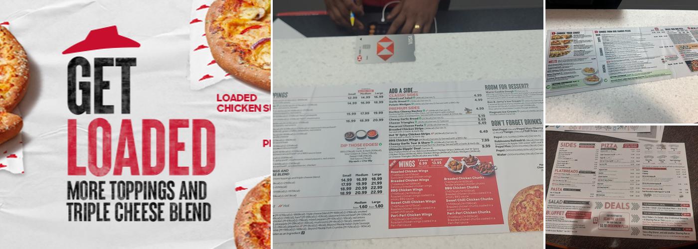 Pizza Hut Delivery Menu