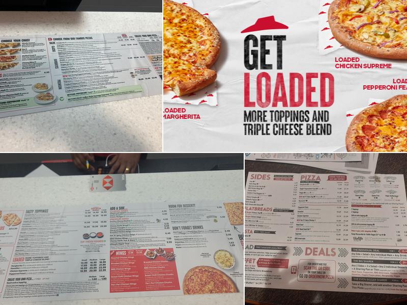 Pizza Hut Delivery Menu