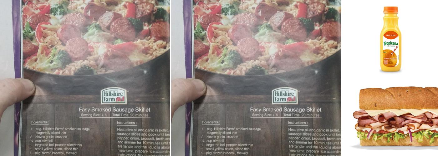 Subway Menu
