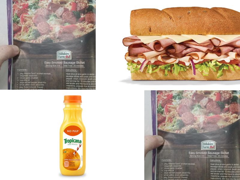 Subway Menu