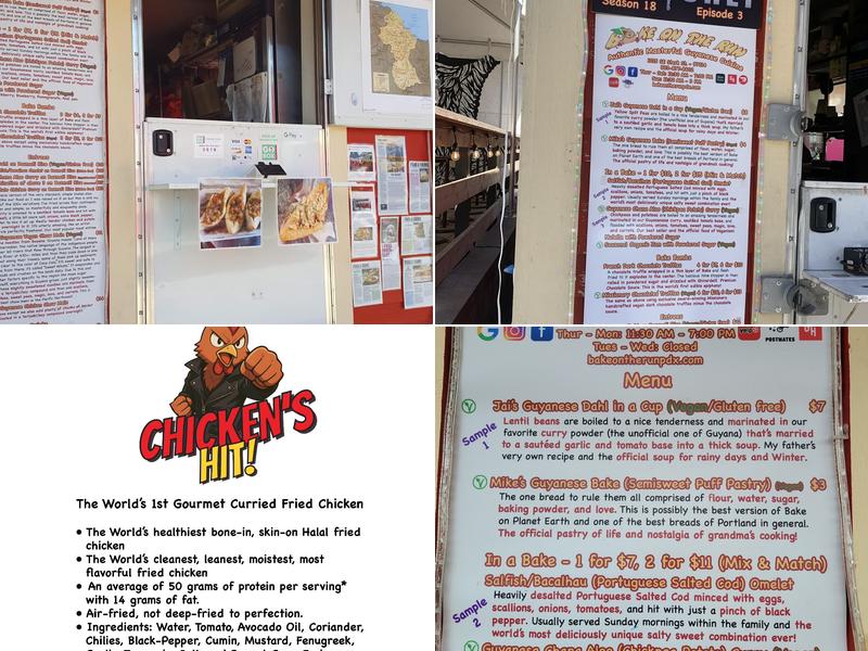 Bake on the Run - Authentic Guyanese Masterful Cuisines Menu