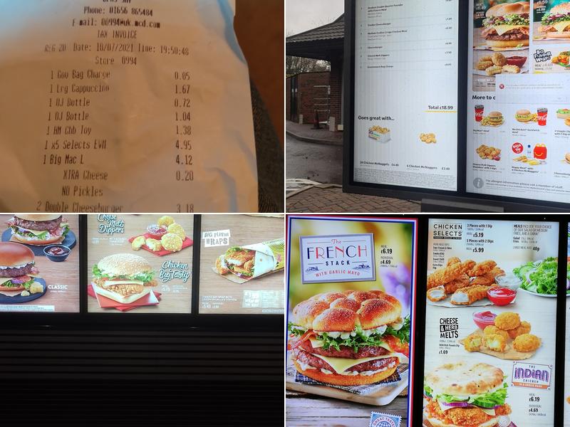 McDonald's Menu