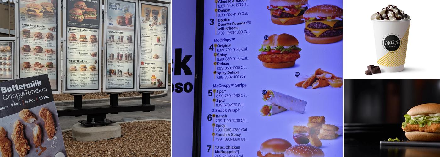 McDonald's Menu