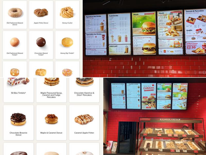 Tim Hortons Menu