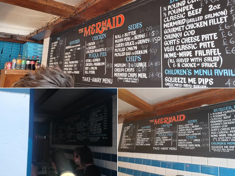 The Mermaid Menu