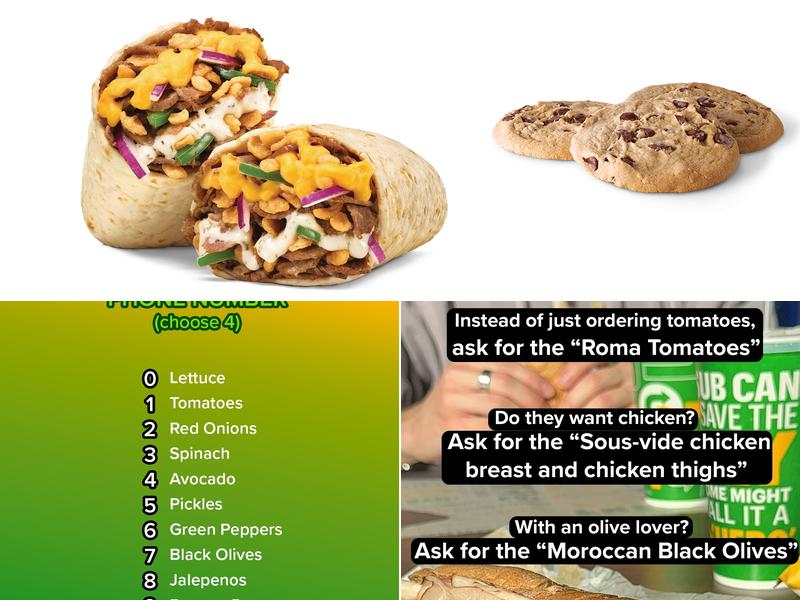 Subway Menu
