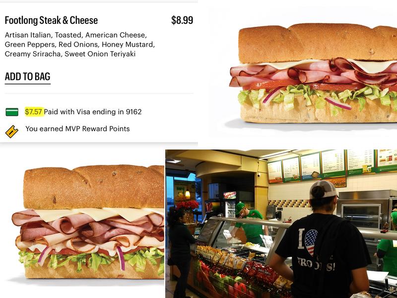 Subway Menu