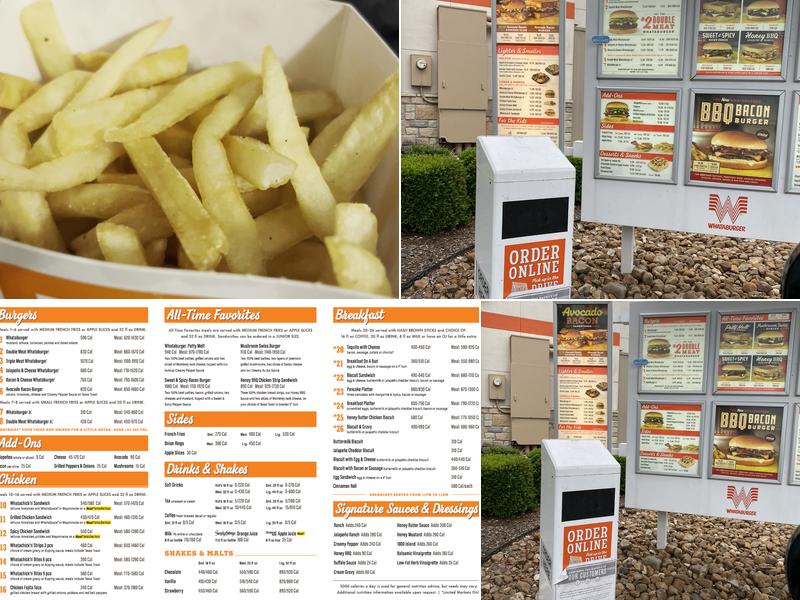 Whataburger Menu
