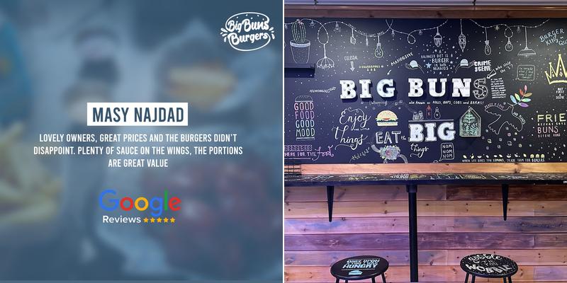 Big Buns Burgers Menu