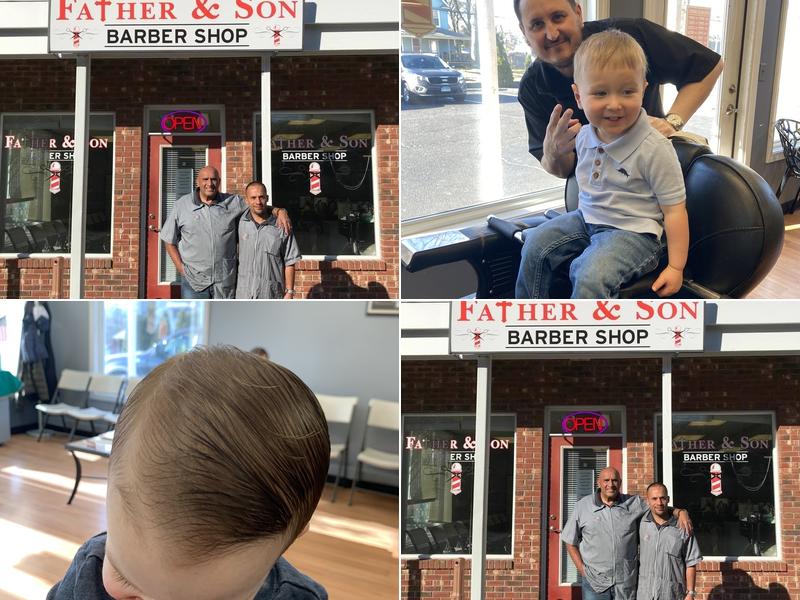 Father and Son Barber Shop
